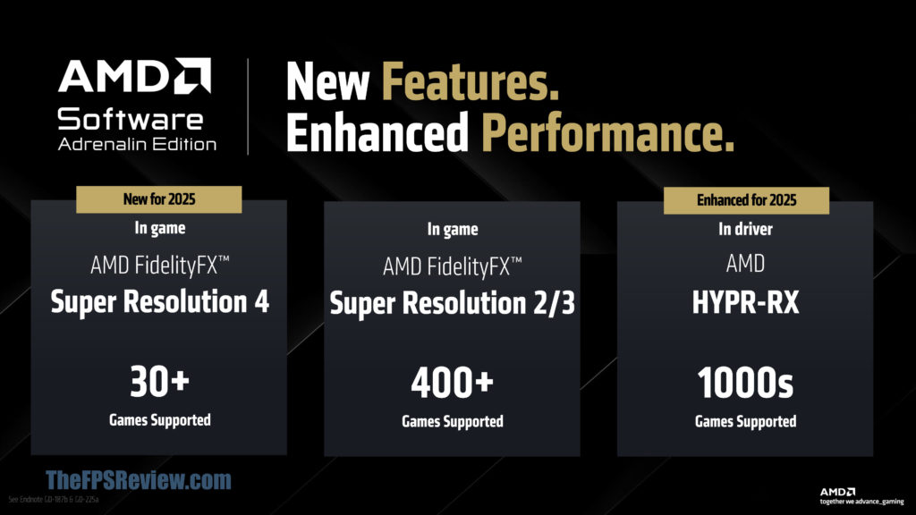 AMD Radeon Software Features Slide Deck