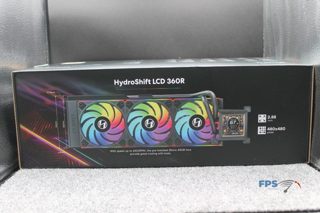 Lian Li Hydroshift LCD 360R box side