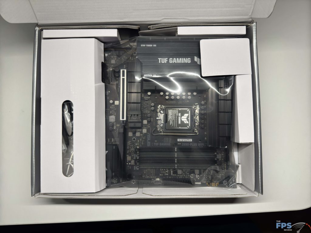 Opened box