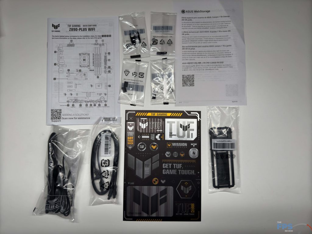 Contents of box