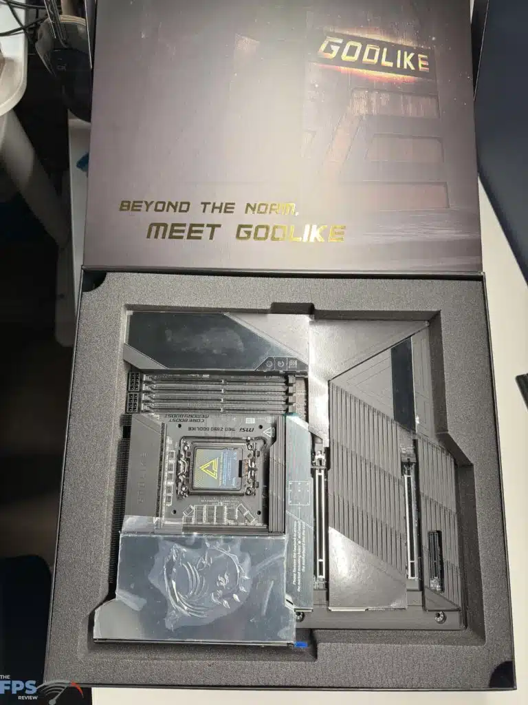 Inside open of box