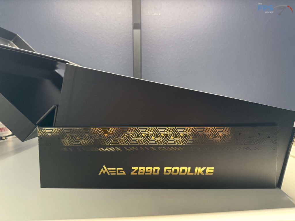 Side profile of box open