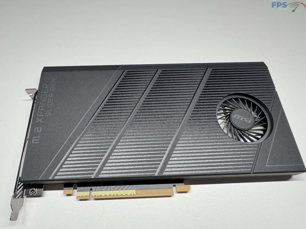 View of M.2 expansion card