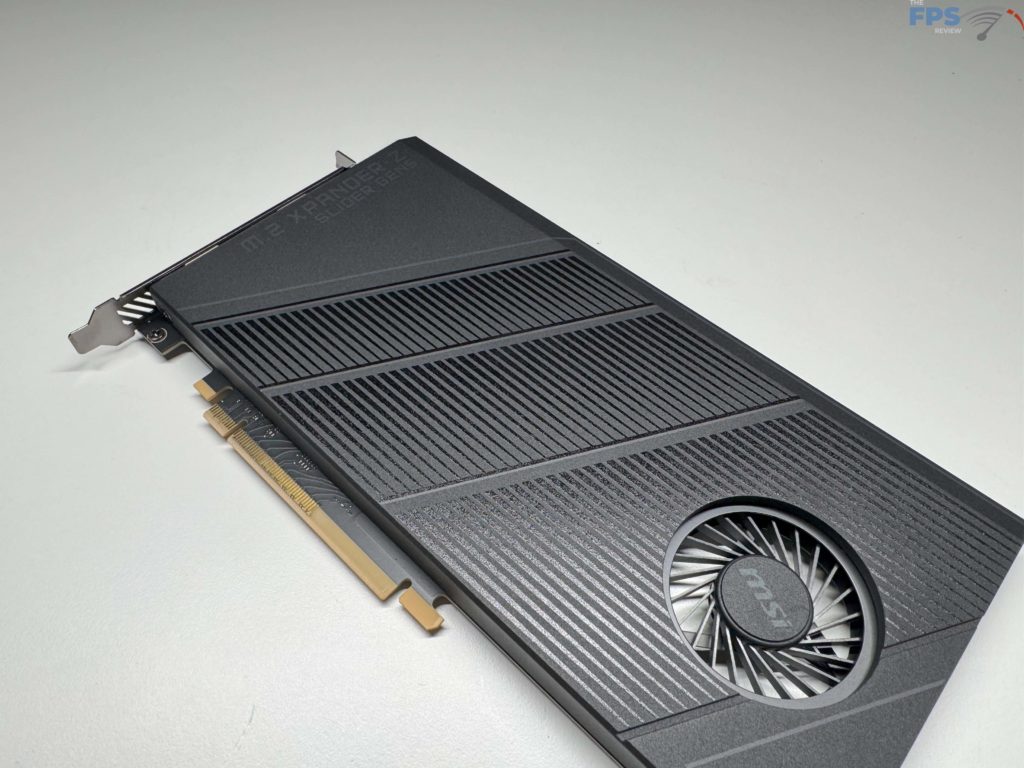 View of M.2 expansion card