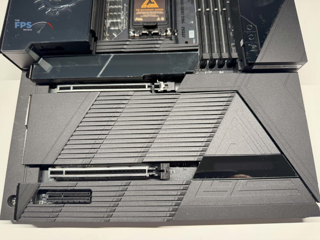 Bottom of motherboard