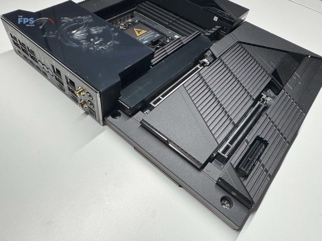 Bottom of motherboard