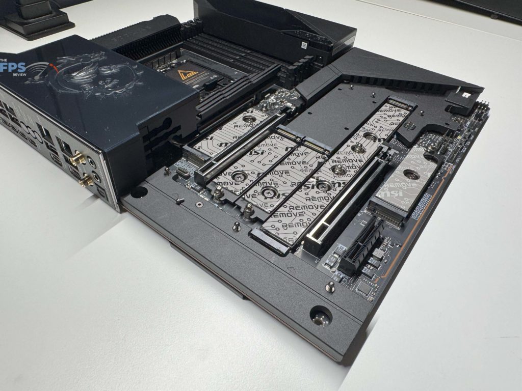 Bottom of motherboard
