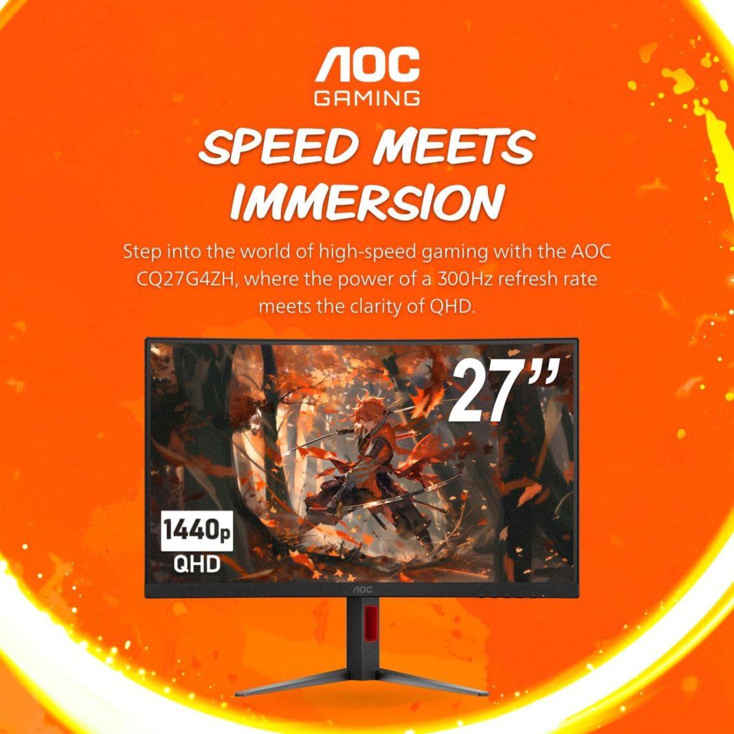 AOC Delivers Blazing-Fast Speeds with CQ27G4ZH 27