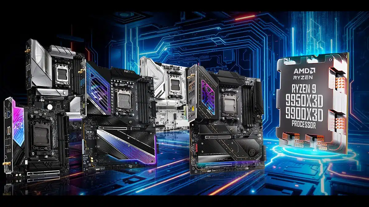 ASRock Brings AMD Ryzen 9 9950X3D and 9900X3D CPU Support to Its Entire ...