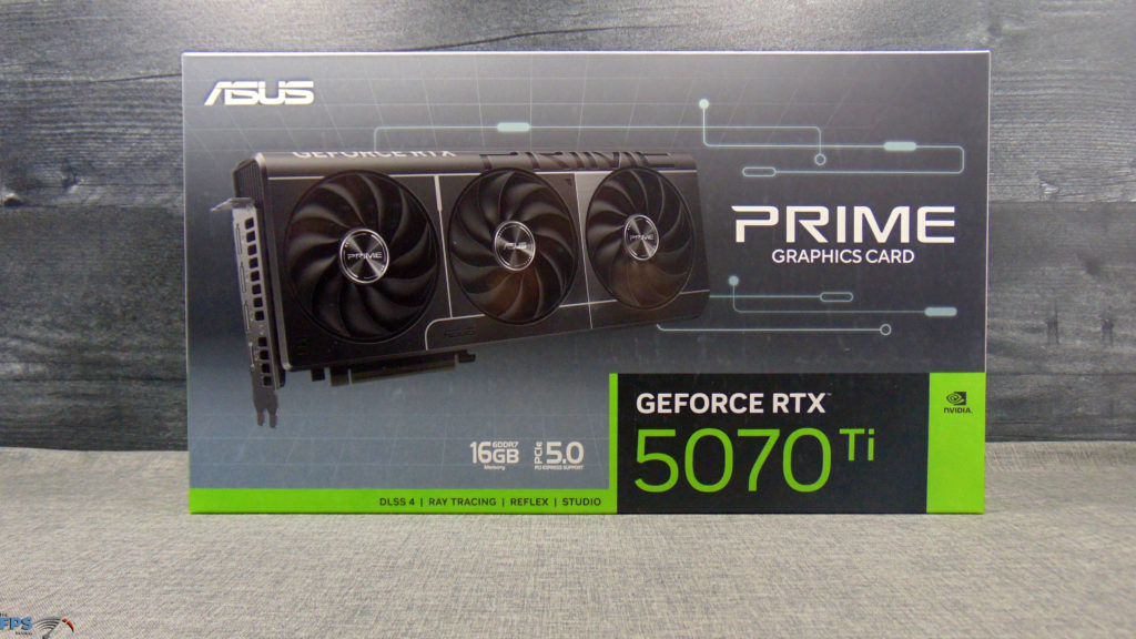 ASUS PRIME GeForce RTX 5070 Ti Box Front