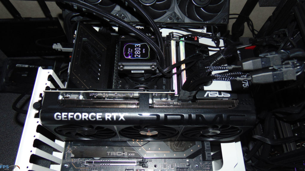 ASUS PRIME GeForce RTX 5070 Ti Installed in Computer
