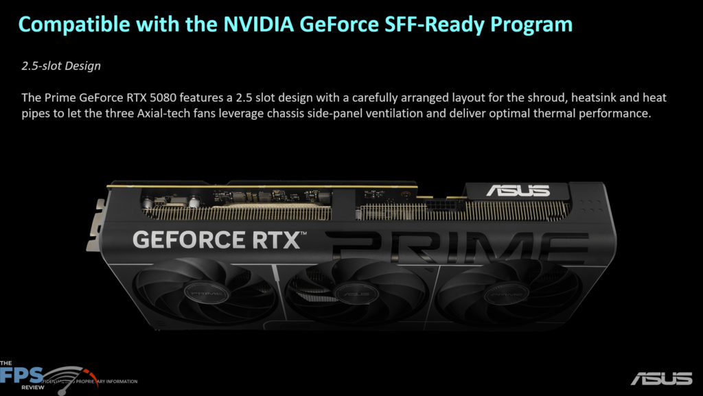 ASUS PRIME GeForce RTX 5070 Ti Product Briefing Slides