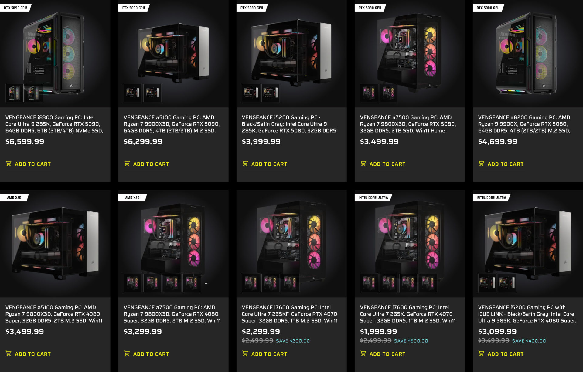 CORSAIR Launches VENGEANCE Gaming PCs With NVIDIA GeForce RTX 50 Series Corsair Launches Vengeance Gaming Pcs Powered By Nvidia Geforce Rtx 50 Series Gpus 04 1920x1226 