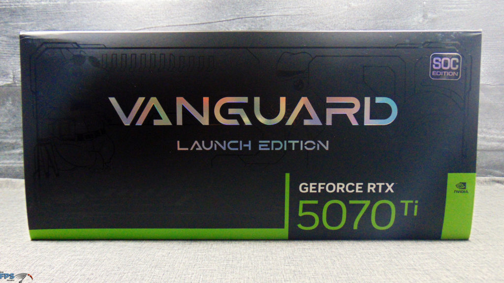 MSI GeForce RTX 5070 Ti 16G VANGUARD SOC LAUNCH EDITION Video Card Box Front
