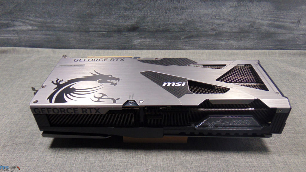 MSI GeForce RTX 5070 Ti 16G VANGUARD SOC LAUNCH EDITION Video Card Bottom View