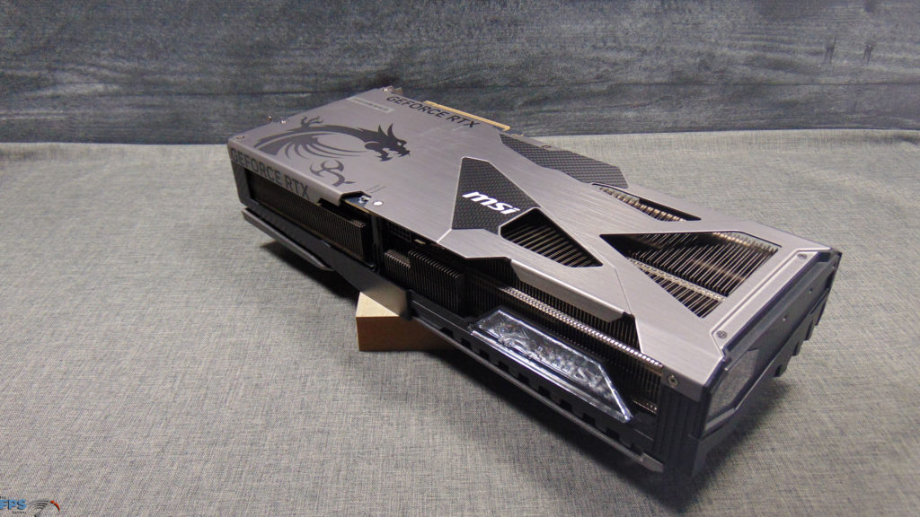 MSI GeForce RTX 5070 Ti 16G VANGUARD SOC LAUNCH EDITION Video Card Bottom View Angled