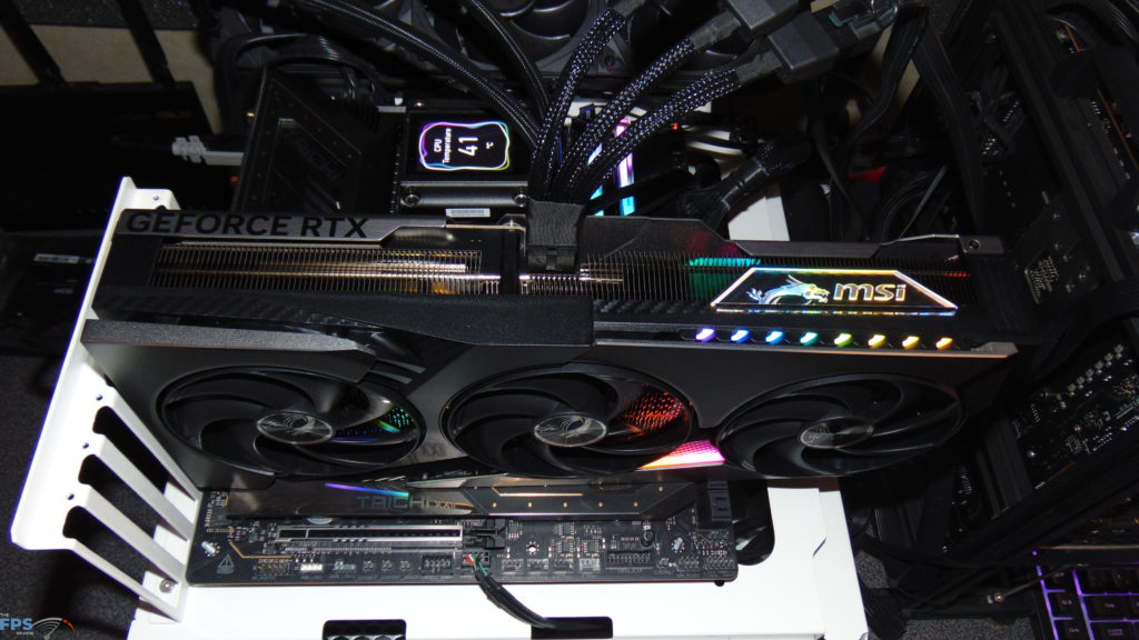 MSI GeForce RTX 5070 Ti 16G VANGUARD SOC LAUNCH EDITION Video Card Installed in Computer