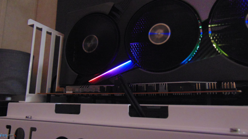 MSI GeForce RTX 5070 Ti 16G VANGUARD SOC LAUNCH EDITION Video Card Installed in Computer with RGB
