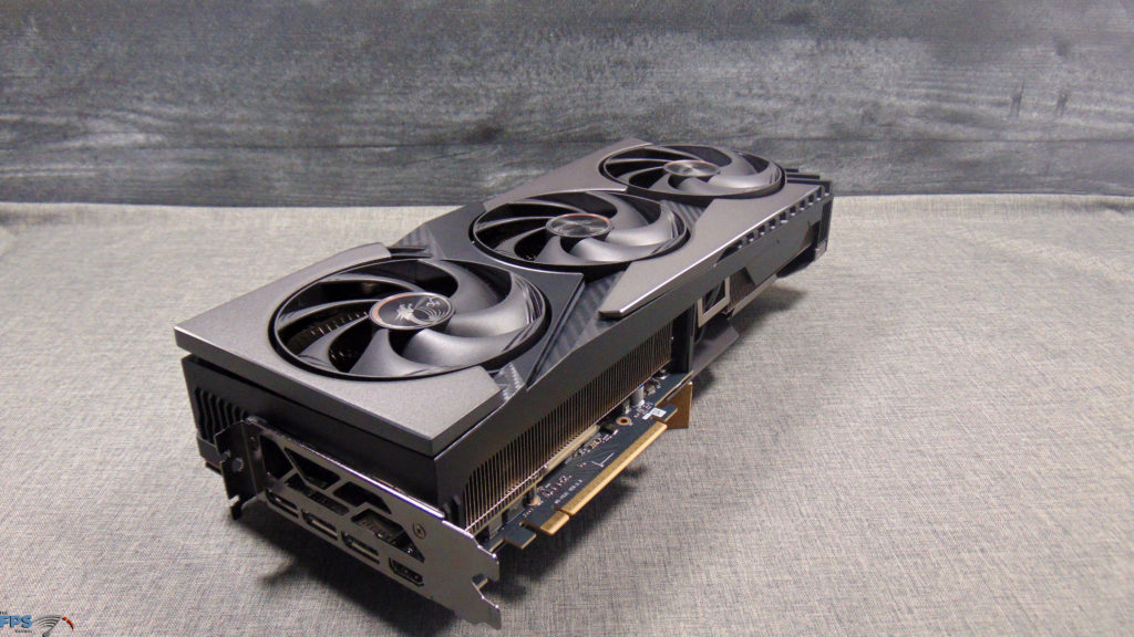 MSI GeForce RTX 5070 Ti 16G VANGUARD SOC LAUNCH EDITION Video Card Top View Angled