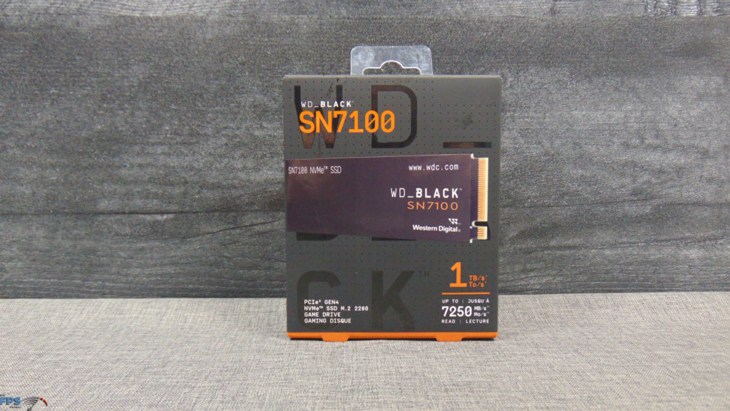 Western Digital WD_BLACK SN7100 1TB PCIe Gen4 M.2 NVMe SSD Box Front