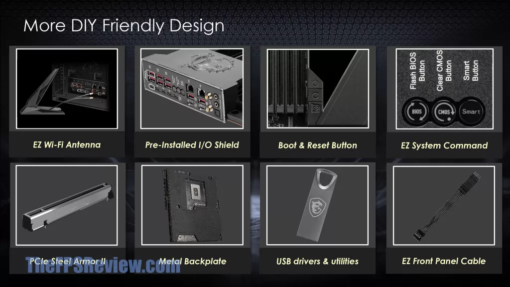 MSI MEG Z890 GODLIKE Press Deck
