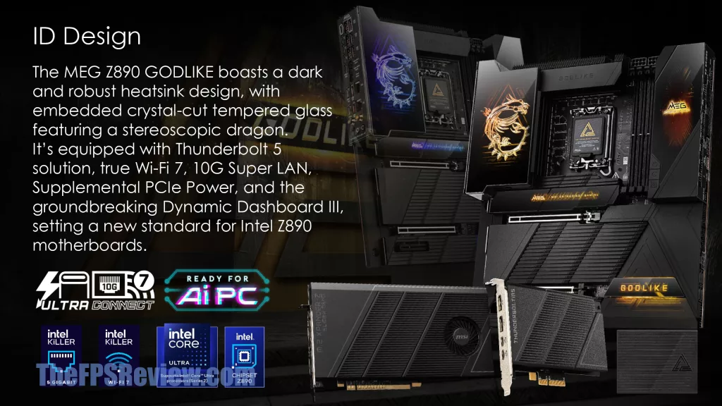 MSI MEG Z890 GODLIKE Press Deck
