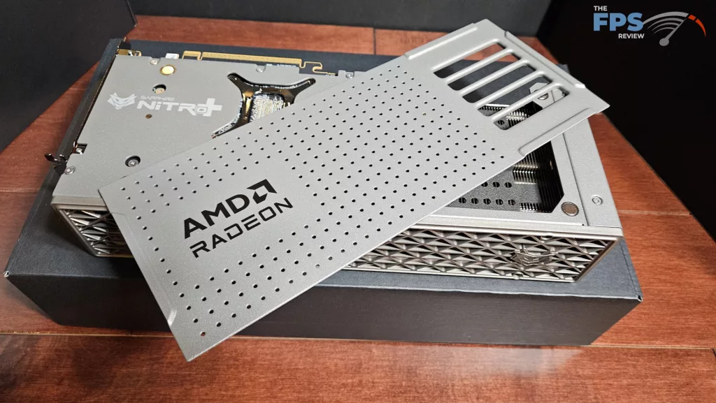SAPPHIRE Nitro+ Radeon RX 9070 XT Gaming OC backplate