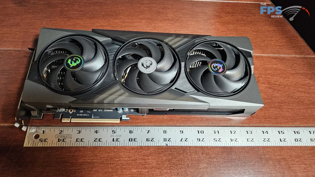MSI GeForce RTX 5070 12G GAMING TRIO OC: measure