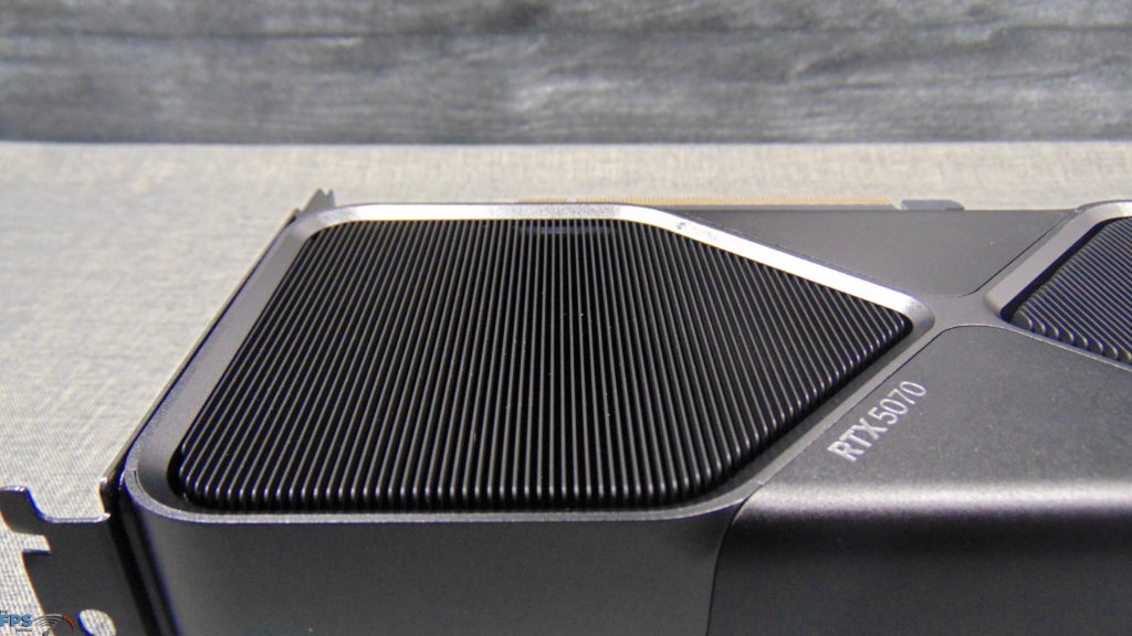 NVIDIA GeForce RTX 5070 Founders Edition left vent