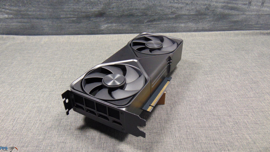 NVIDIA GeForce RTX 5070 Founders Edition top of card angled