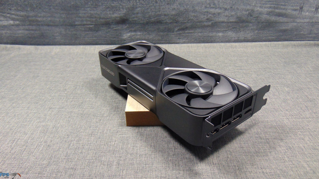 NVIDIA GeForce RTX 5070 Founders Edition top of card angled