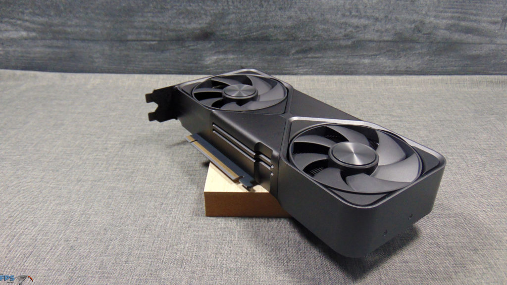 NVIDIA GeForce RTX 5070 Founders Edition top of card angled