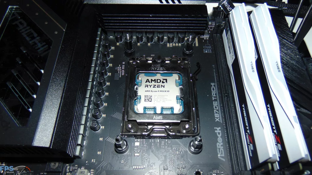 AMD Ryzen 9 9950X3D Installed