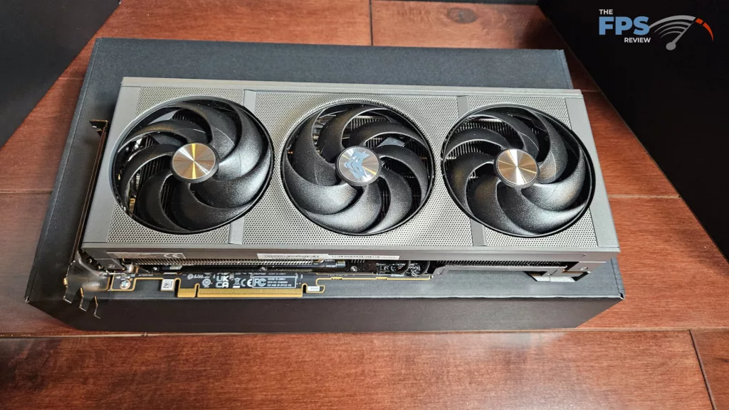 SAPPHIRE Nitro+ Radeon RX 9070 XT Gaming OC top close