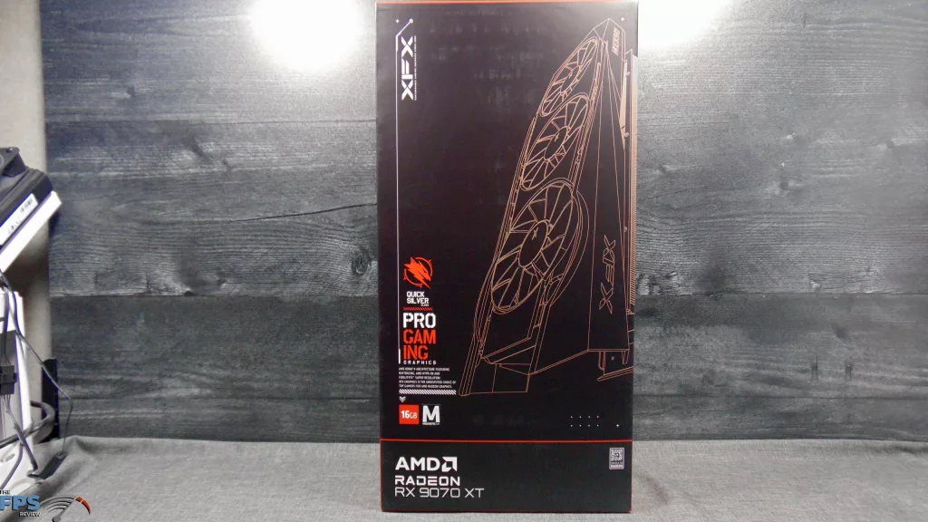 XFX Quicksilver AMD Radeon RX 9070 XT Magnetic Air Edition Box Front