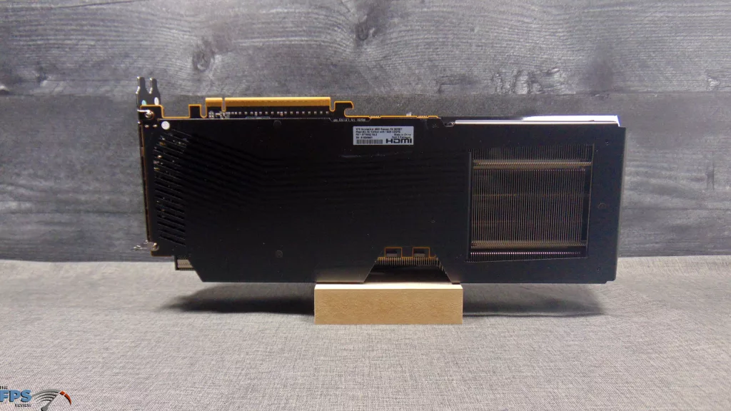 XFX Quicksilver AMD Radeon RX 9070 XT Magnetic Air Edition Back View on Table