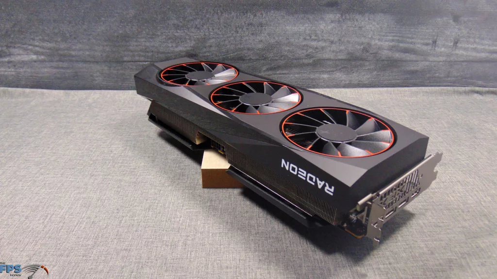 XFX Quicksilver AMD Radeon RX 9070 XT Magnetic Air Edition Top View Angled