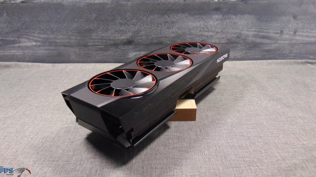 XFX Quicksilver AMD Radeon RX 9070 XT Magnetic Air Edition Top View Angled