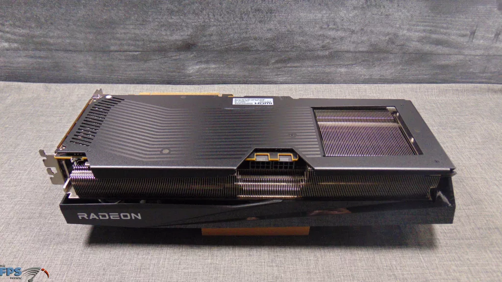 XFX Quicksilver AMD Radeon RX 9070 XT Magnetic Air Edition Back View