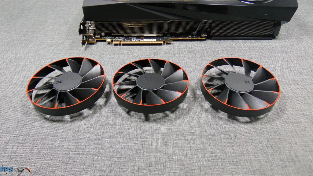 XFX Quicksilver AMD Radeon RX 9070 XT Magnetic Air Edition Fans on Table