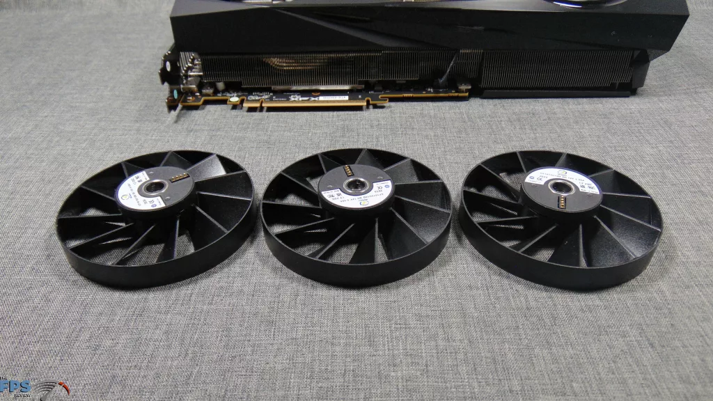 XFX Quicksilver AMD Radeon RX 9070 XT Magnetic Air Edition Fans Upside Down on Table