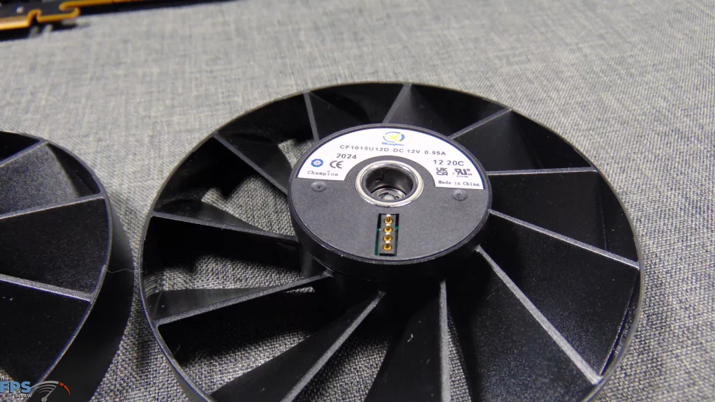 XFX Quicksilver AMD Radeon RX 9070 XT Magnetic Air Edition Fans Up Close