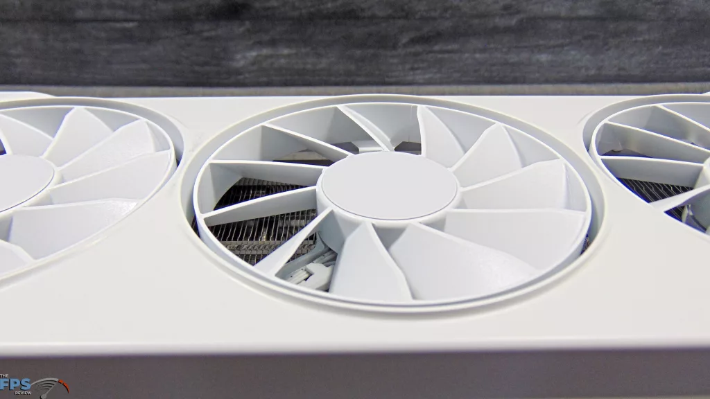 XFX Swift AMD Radeon RX 9070 OC White Triple Fan Gaming Edition Center Fan