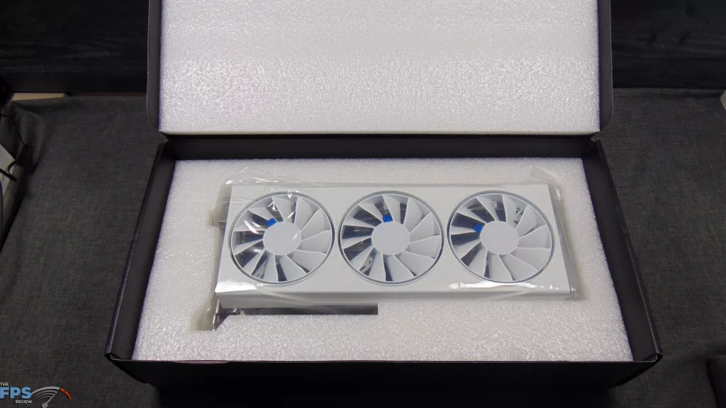XFX Swift AMD Radeon RX 9070 OC White Triple Fan Gaming Edition Box Contents