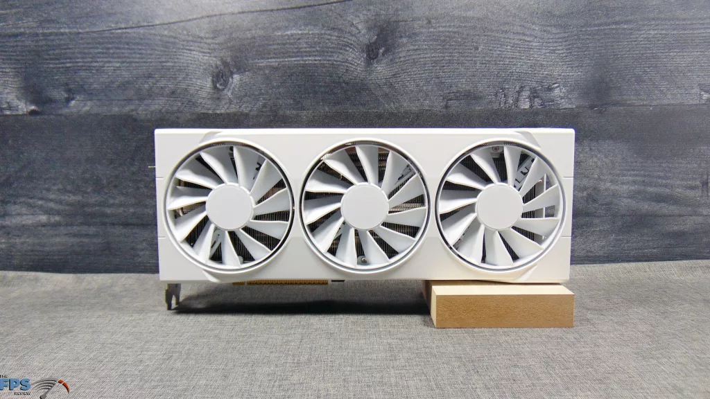 XFX Swift AMD Radeon RX 9070 OC White Triple Fan Gaming Edition Front View