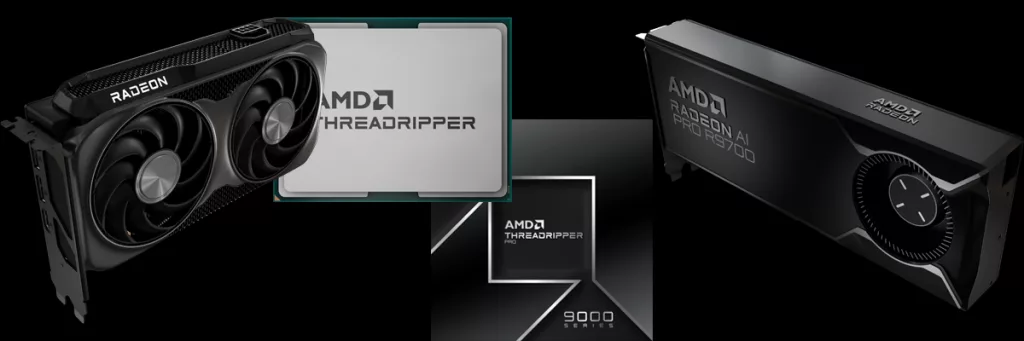 AMD Computex 2025 Radeon RX 9060 XT Threadripper 9000 Series Radeon AI PRO R97000