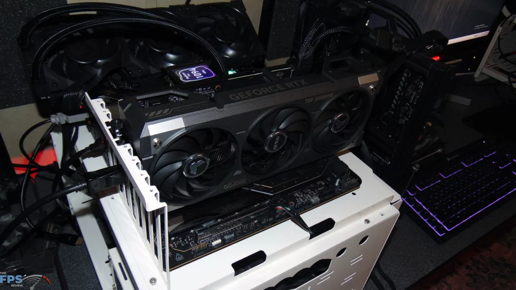 ASUS TUF Gaming GeForce RTX 5060 Ti 16GB OC Edition Installed in Computer