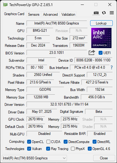 GPU-Z Screenshot