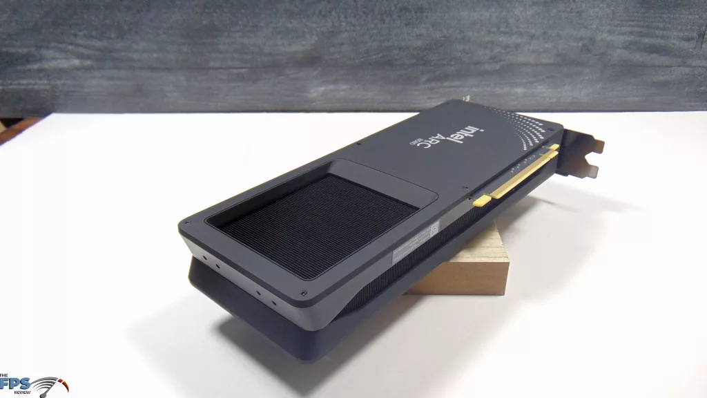 Intel Arc B580 Limited Edition Card Back Angled