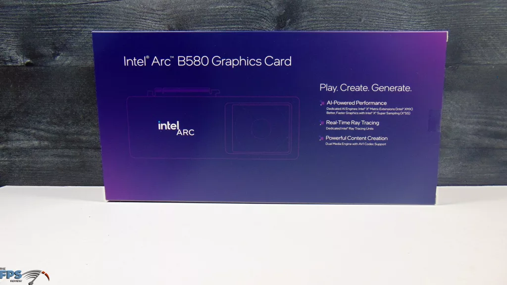 Intel Arc B580 Limited Edition Box Back